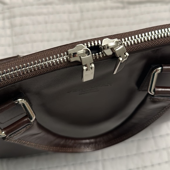 Perfect Persaman Made in Italy Dark Brown Bag! - Picture 5 of 13